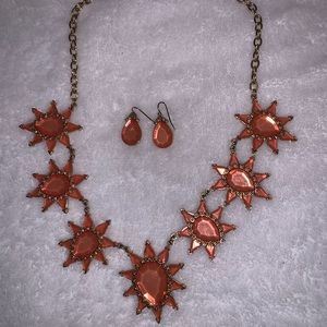 necklace and earring set